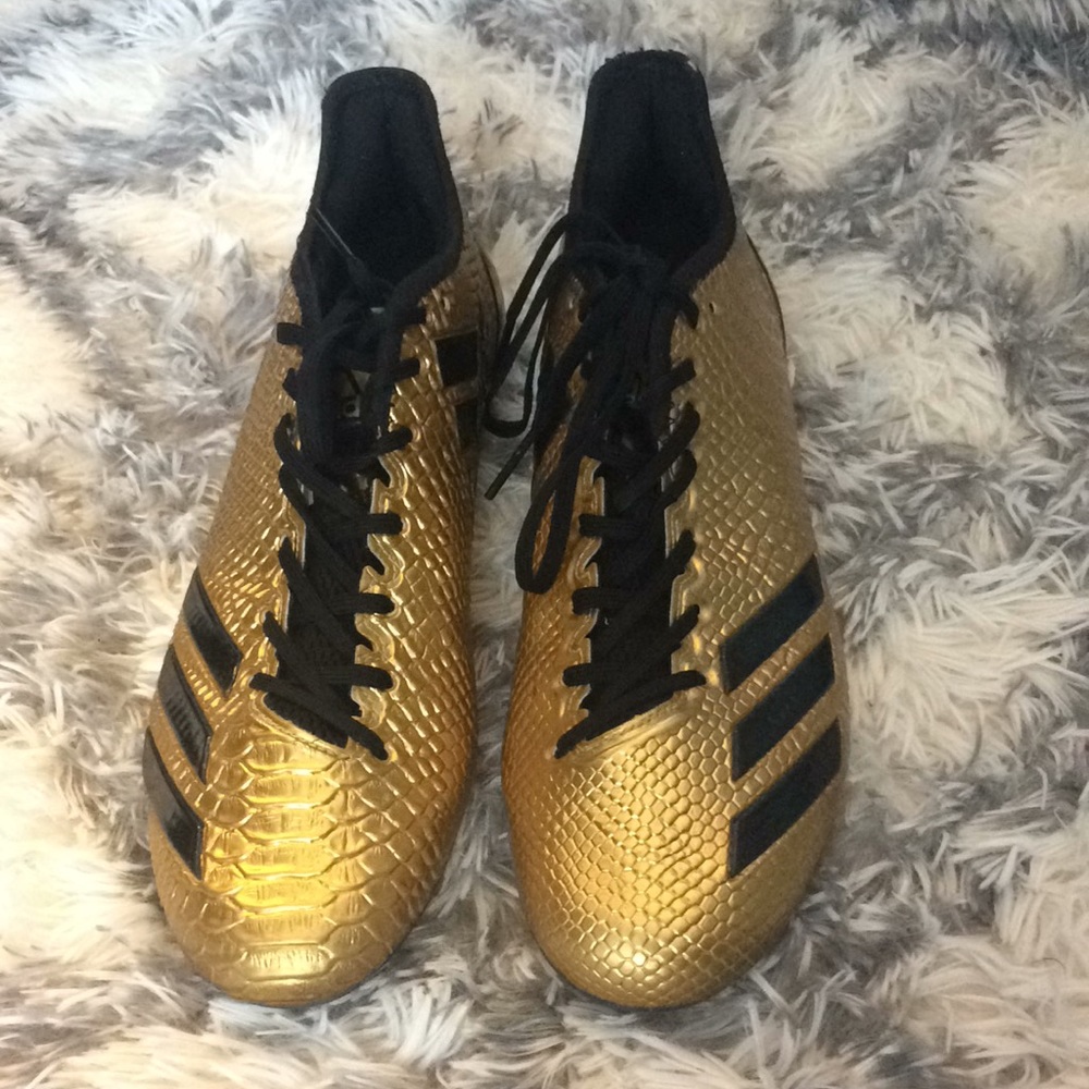 Adidas Football cleats gold and black